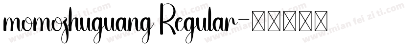 momozhuguang Regular字体转换